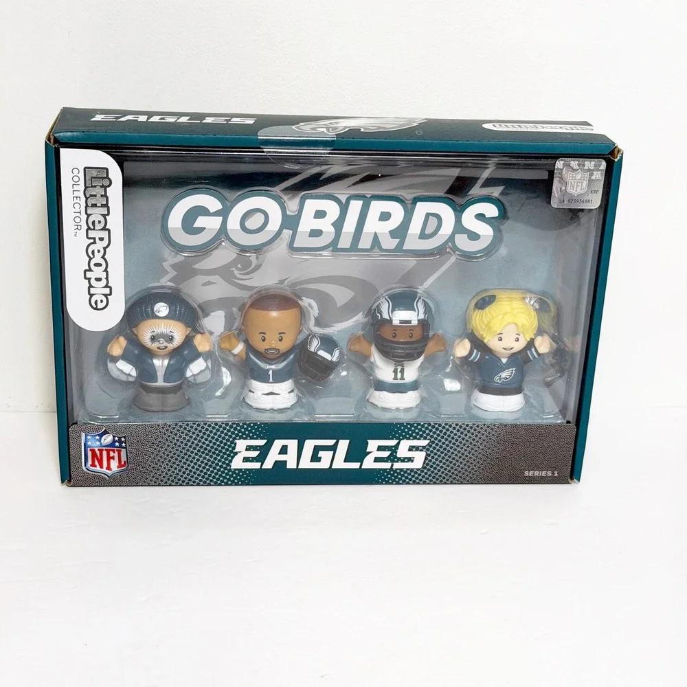Fisher-Price Little People Collector Philadelphia Eagles NFL Green Go Birds New